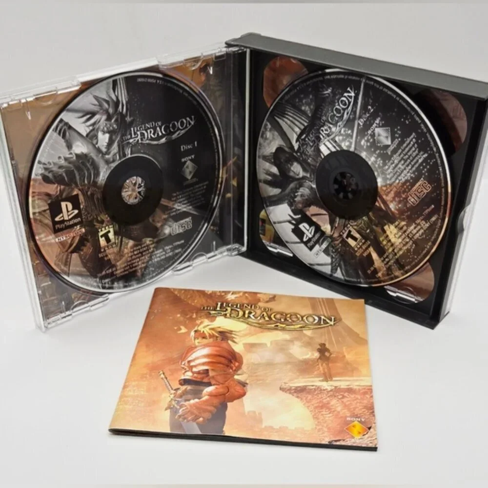 The Legend of Dragoon (PlayStation 1) – Complete 4-Disc Set – Greatest Hits